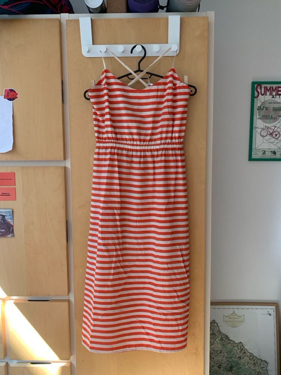 Billede af Strappy and Striped Backless Sundress