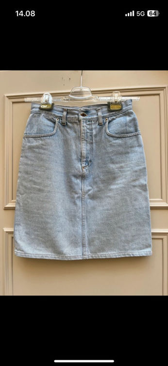 Billede af Vintage denim nederdel