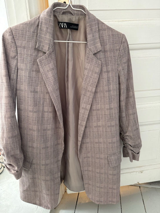 Billede af Ternet blazer fra Zara