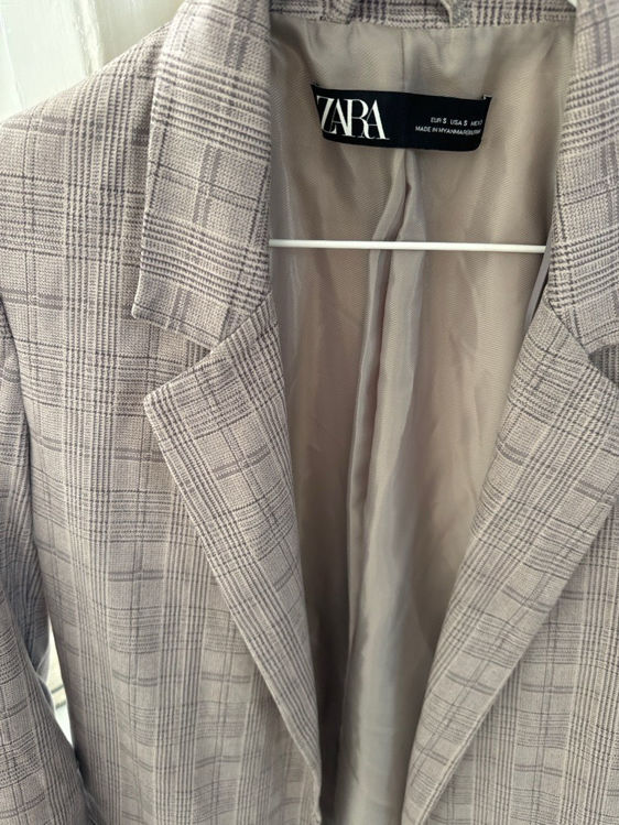 Billede af Ternet blazer fra Zara