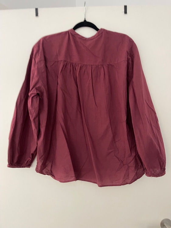 Billede af Zara burgundy top 