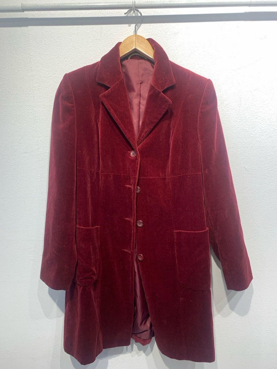 Billede af Velour jacket wine red