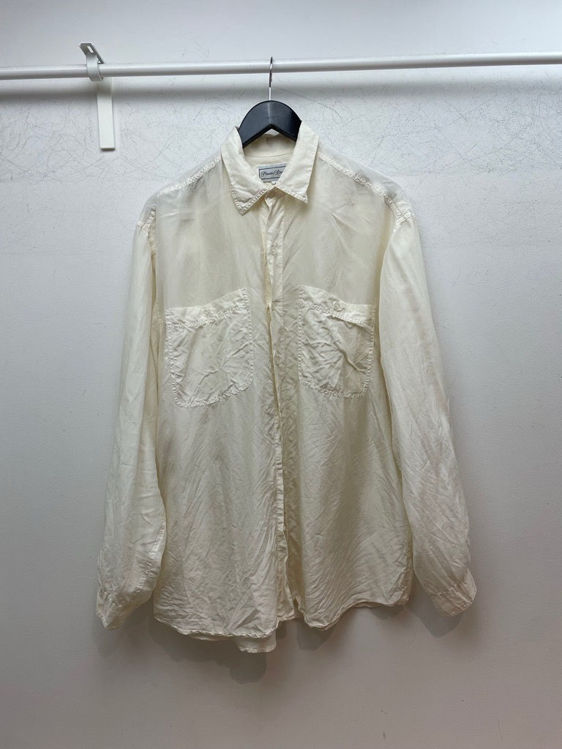 Billede af White silk shirt