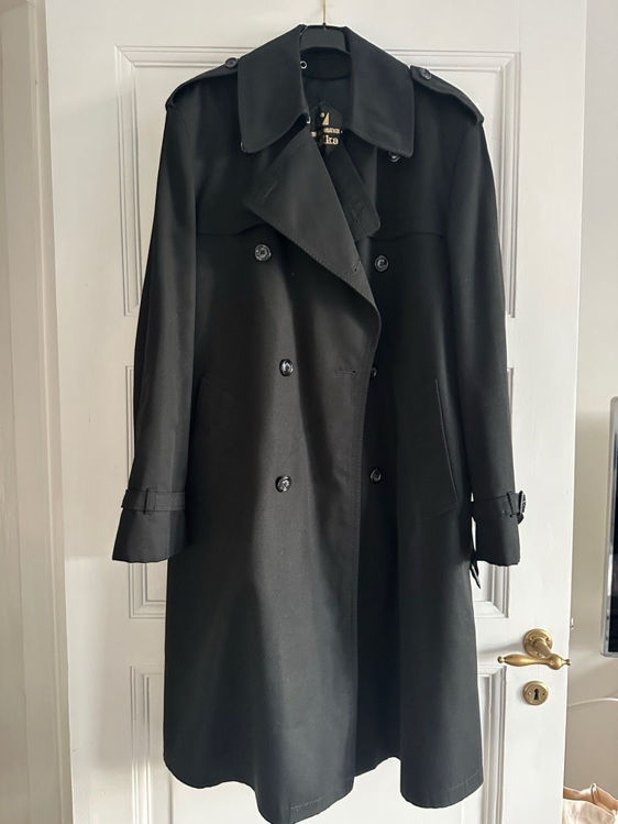 Billede af Vintage trenchcoat sort