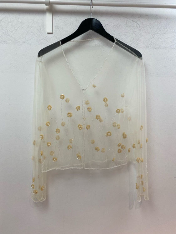 Billede af Sheer blomster cardigan