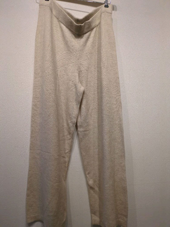 Billede af H&M Loungewear strikbukser beige