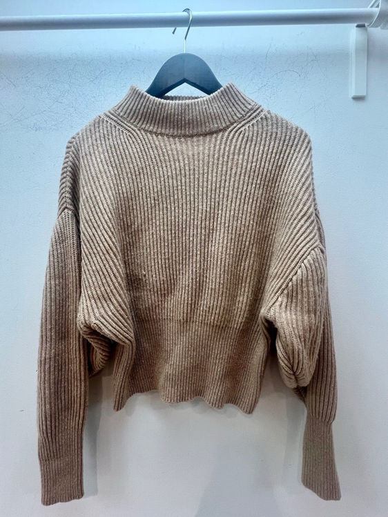 Billede af ZARA beige strik