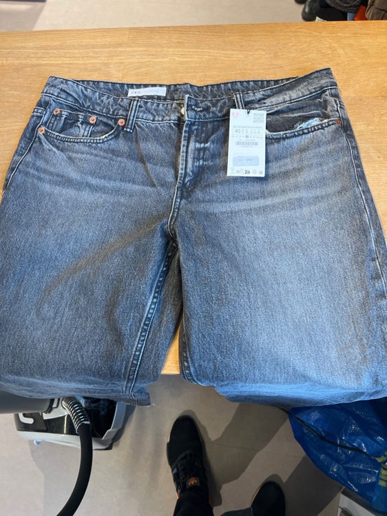 Billede af Zara sort/grå jeans