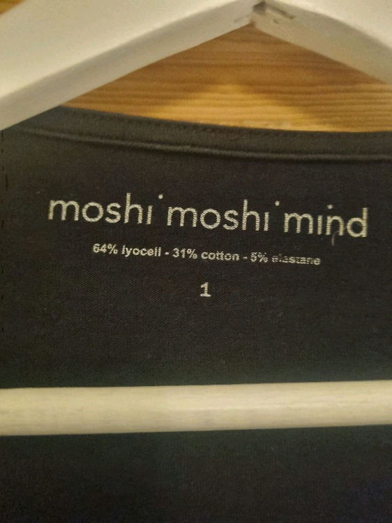 Billede af Moshi moshi sort oversize kjole