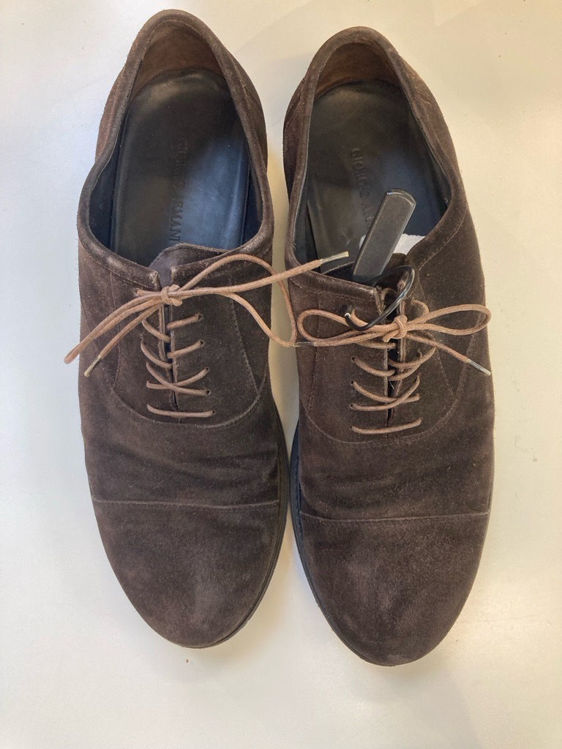 Billede af Ny5.000, Armani suede sko i brun