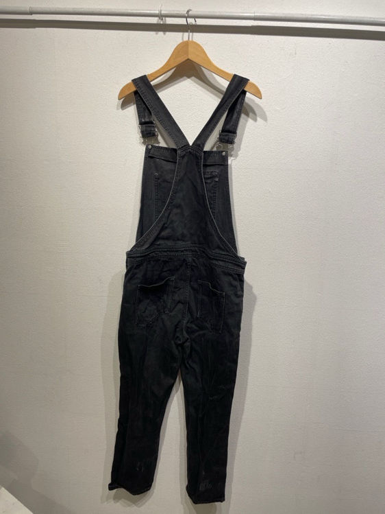 Billede af Sort denim dungarees