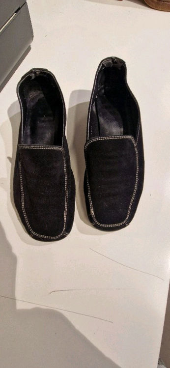 Billede af Suede loafers