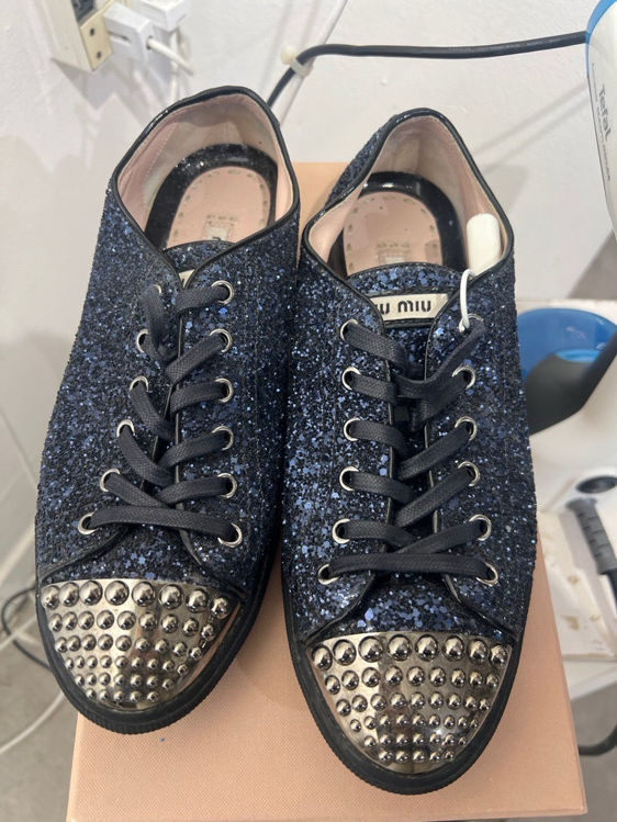 Billede af Miu Miu glimmer-sneakers