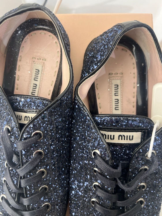 Billede af Miu Miu glimmer-sneakers