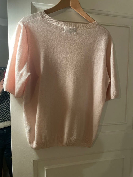 Billede af Cashmere bluse i sart Rosa