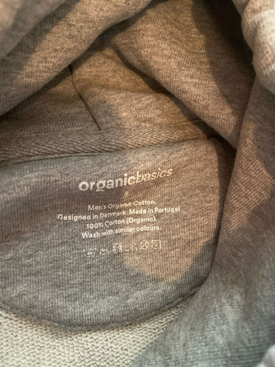 Billede af organic basics hoodie grå