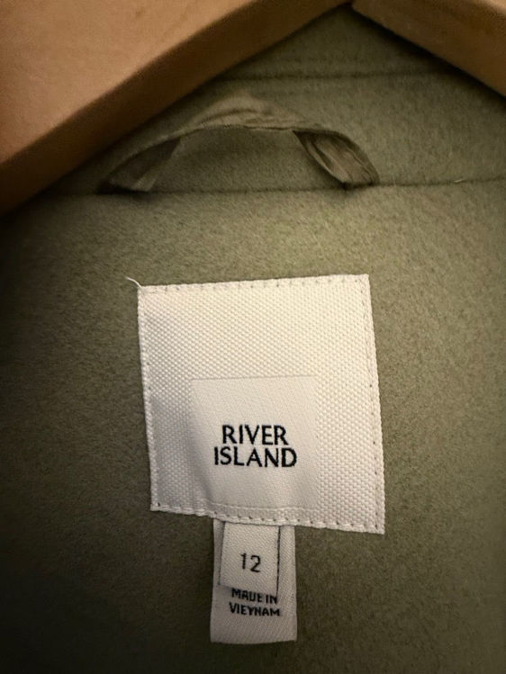 Billede af River Island Sage Green Salvie Grøn Jacket 