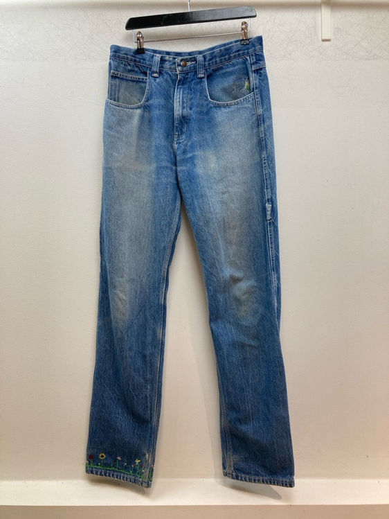 Billede af Broderede Stan Ray vintage jeans. Måske Lee Carpenter