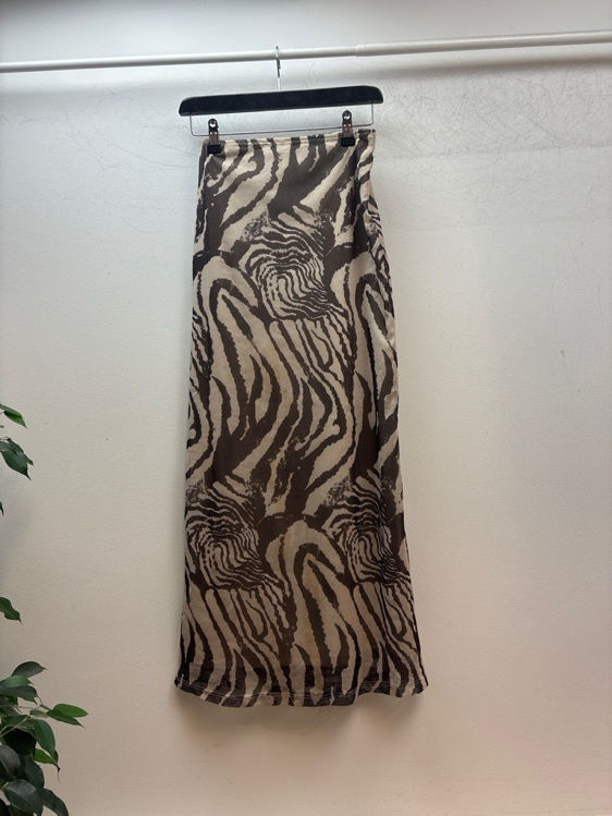 Billede af Animal print maxi skirt