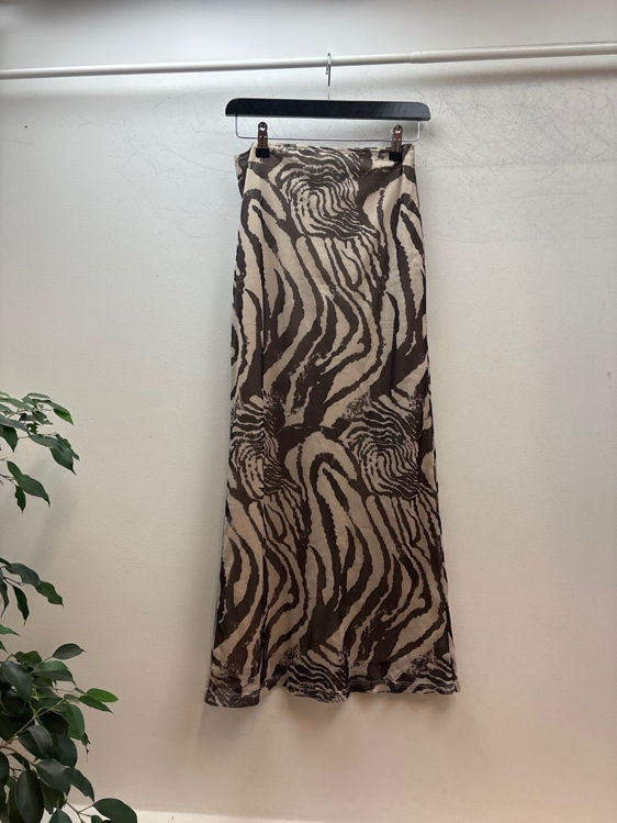 Billede af Animal print maxi skirt