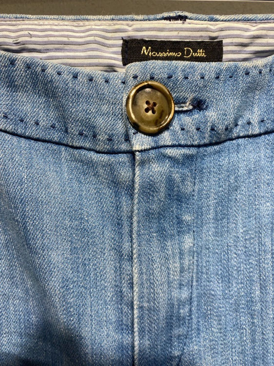 Billede af Massimo Dutti denimnederdel i pæn stand