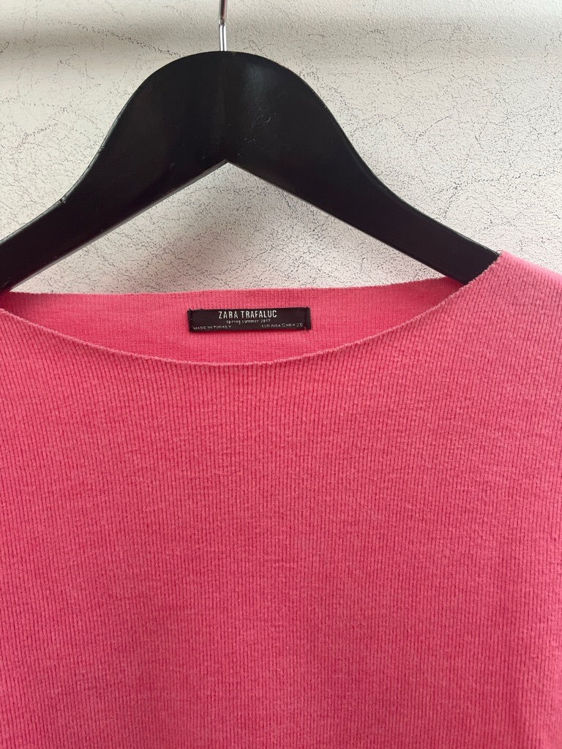 Billede af Zara Trafaluc pink bluse 