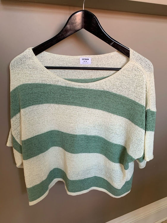 Billede af Cotton on top creme and sage, stl M