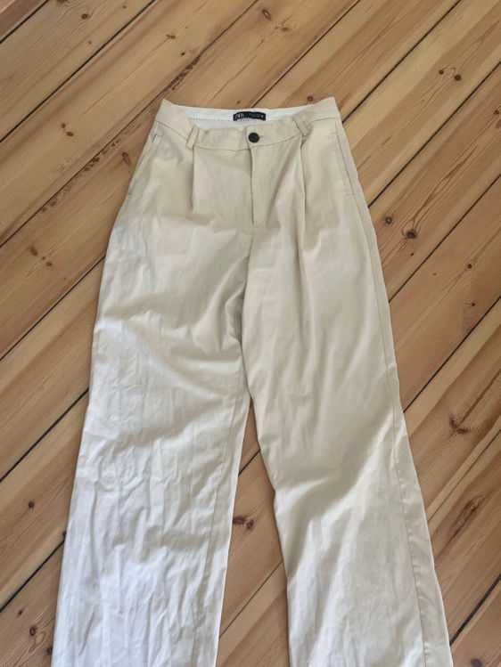 Billede af Zara hvide bukser